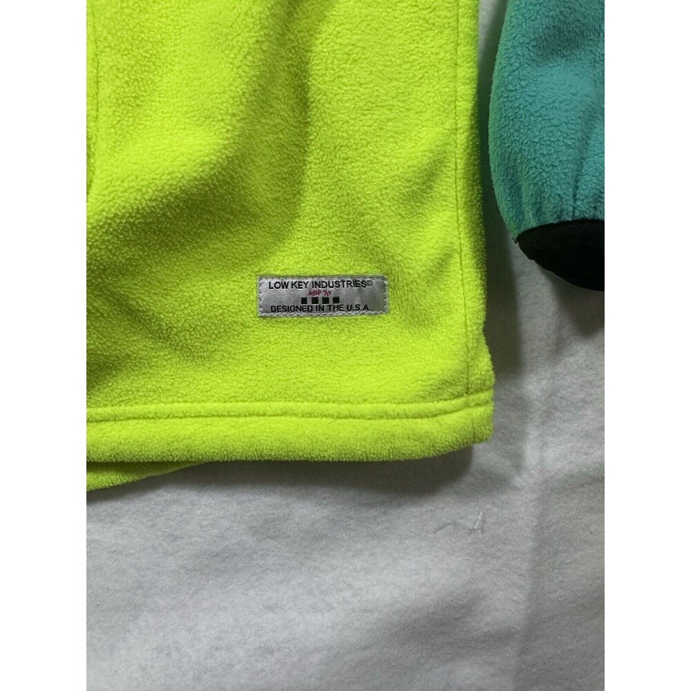 Lowkey Low Key Industries Long Sleeve Fleece Neon Men’s Sz XL - Picture 4 of 5